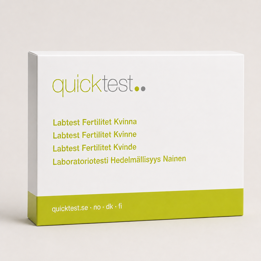 Kompletny test płodności – Quicktest Test laboratoryjny, opakowanie
