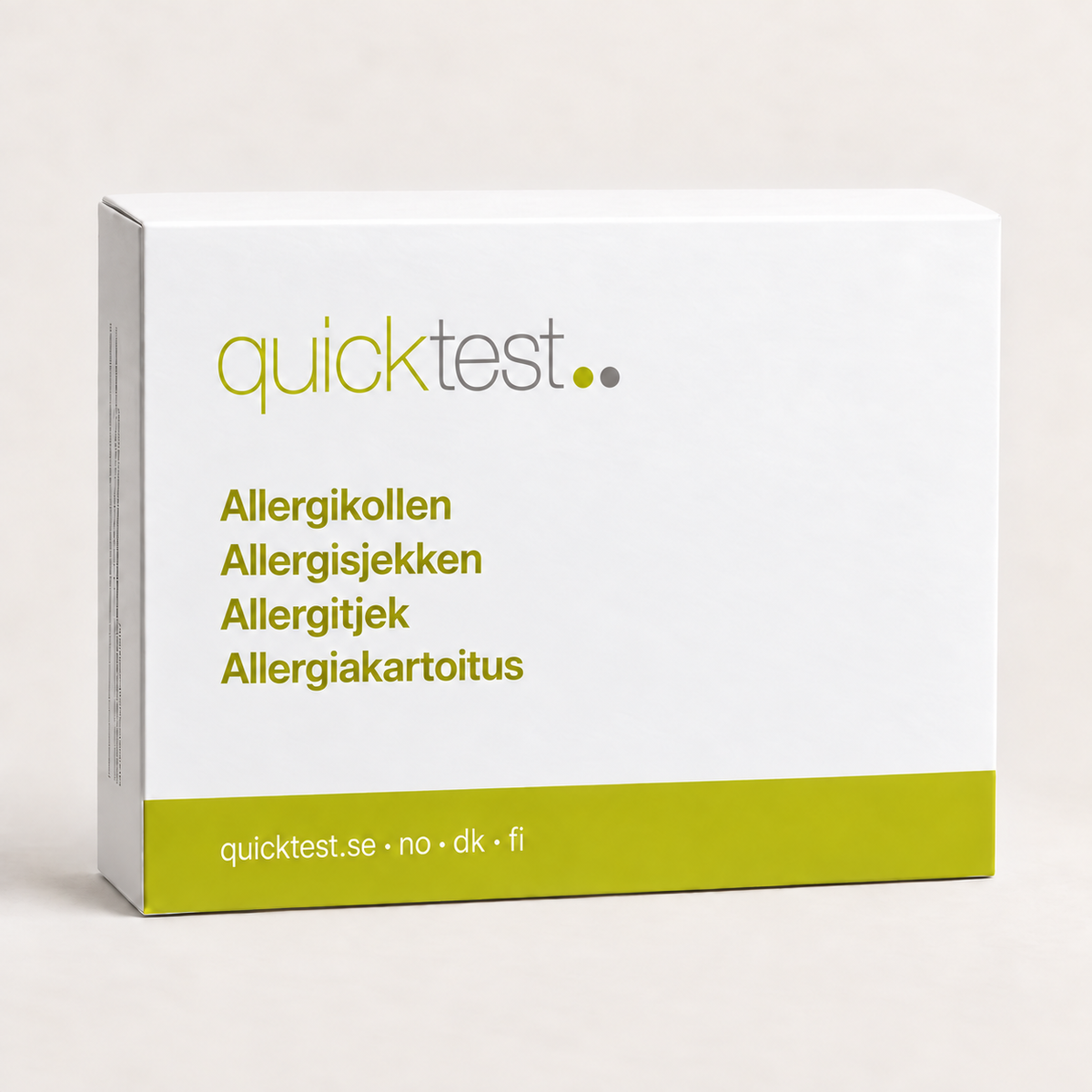 Quicktest Allergy Check – Lab test for pollen, pets, dust mites and selected foods.