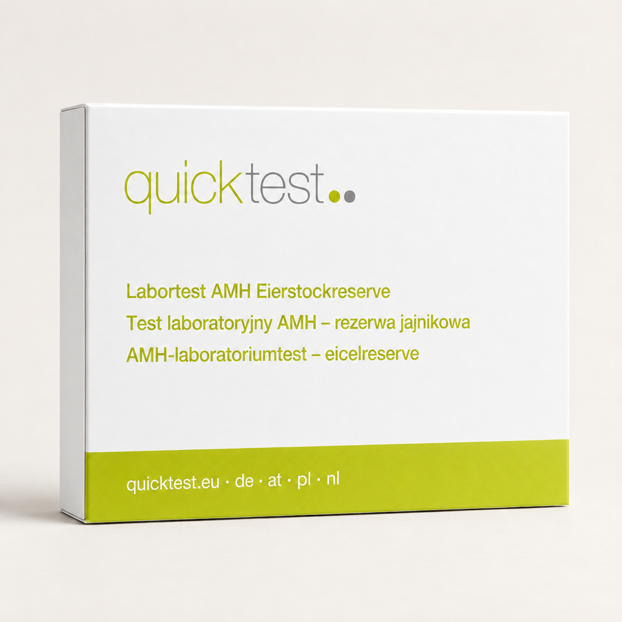 AMH-test – äggreserv – förpackning för DE, AT, PL och NL