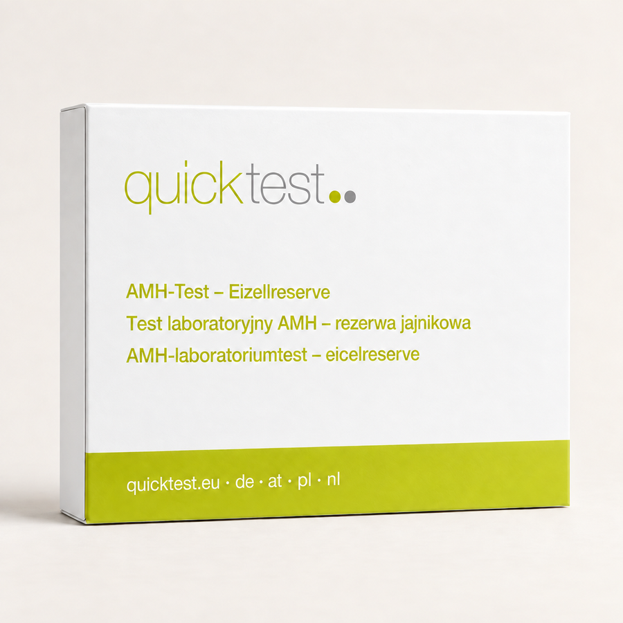 AMH-test – äggreserv – förpackning för DE, AT, PL och NL