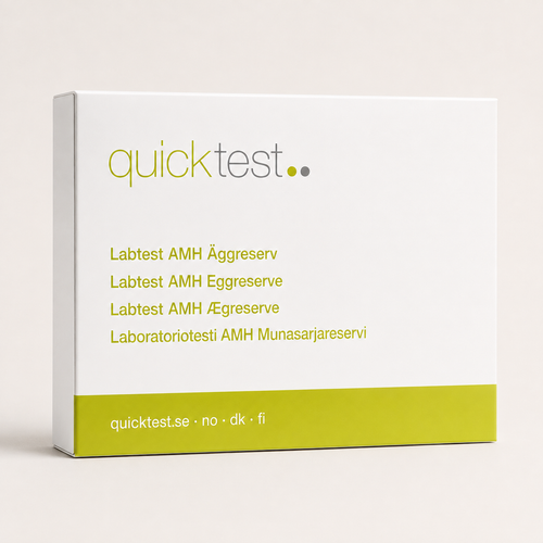 AMH-Test – Eizellreserve – Quicktest Labortest, Verpackung