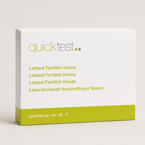 Kompletní test plodnosti – Laboratorní test Quicktest, balení