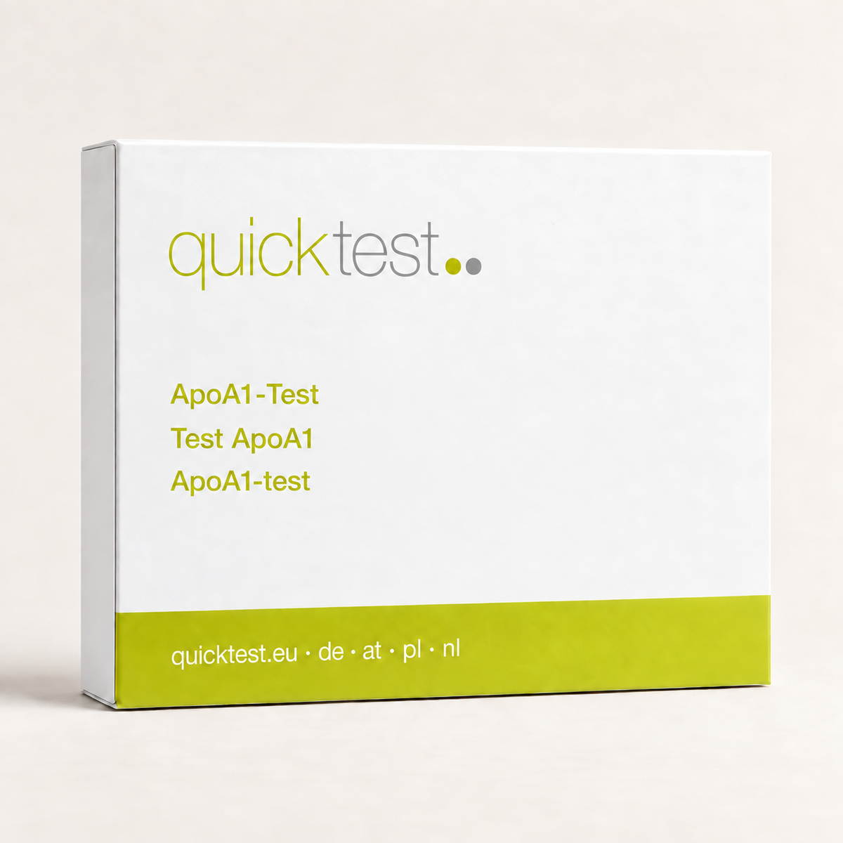 ApoA1-test – förpackning för DE, AT, PL och NL