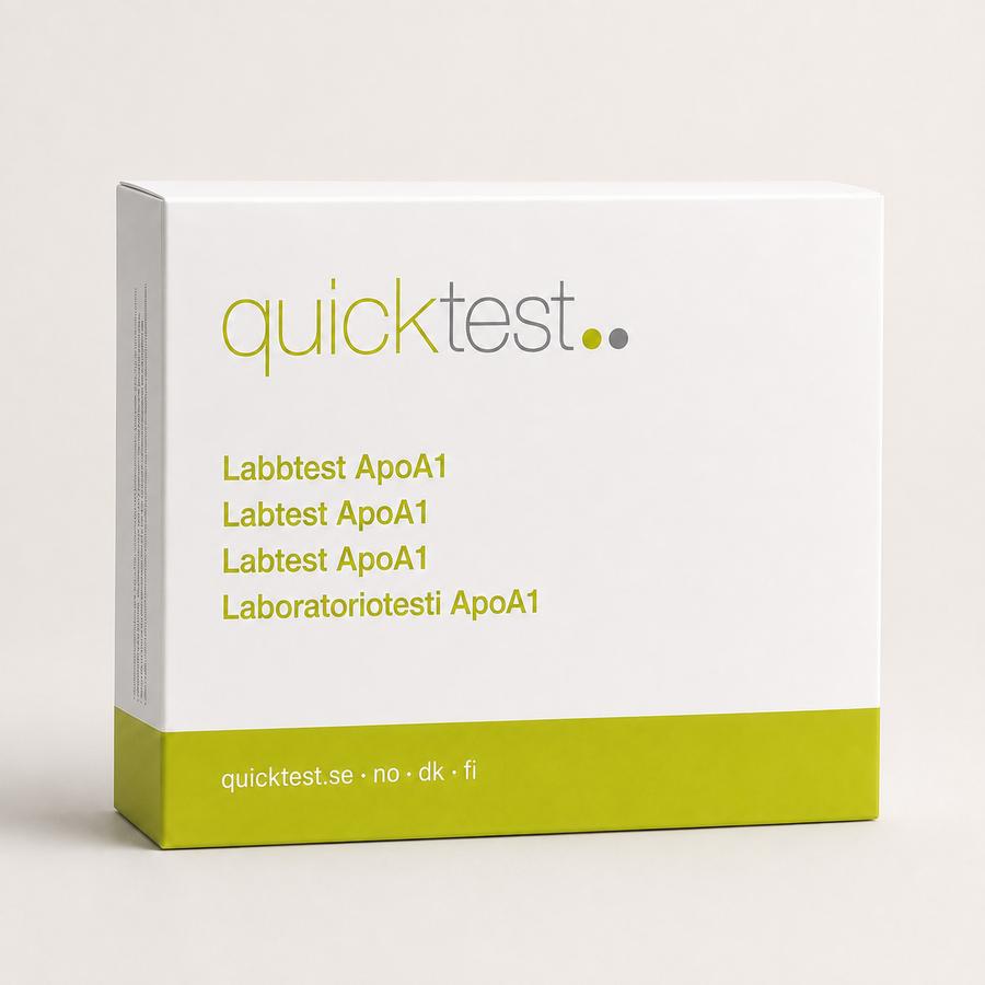 Test ApoA1 – Test de laboratoire Quicktest, conditionnement