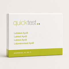 Test ApoB – Test de laboratoire Quicktest, conditionnement