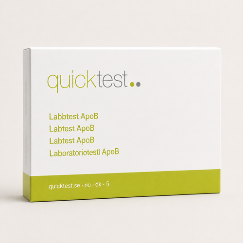 Test ApoB – Test de laboratoire Quicktest, conditionnement