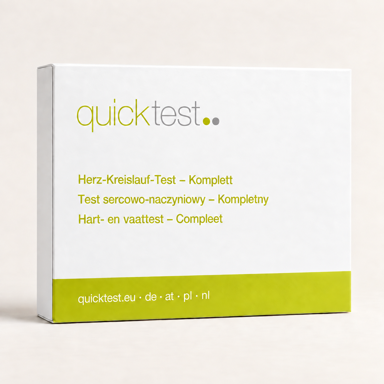 Hjärt- & kärltest Stor – förpackning för DE, AT, PL och NL