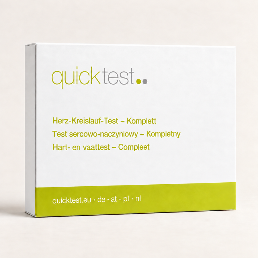 Hjärt- & kärltest Stor – förpackning för DE, AT, PL och NL