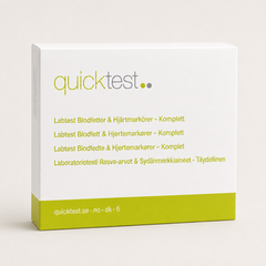 Cardiovasculaire test groot – Quicktest laboratoriumtest, verpakking