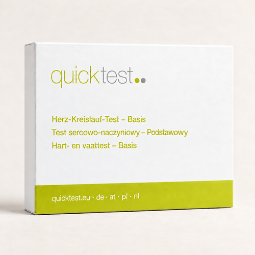 Hjärt- & kärltest Bas – förpackning för DE, AT, PL och NL