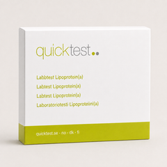 Test de lipoprotéine(a) / Lp(a) – Test de laboratoire Quicktest, emballage