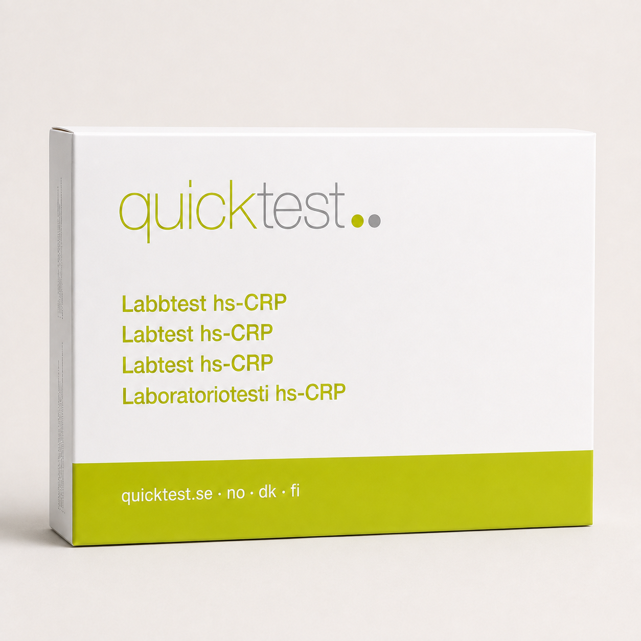 hs-CRP-Test – Quicktest Labortest Verpackung