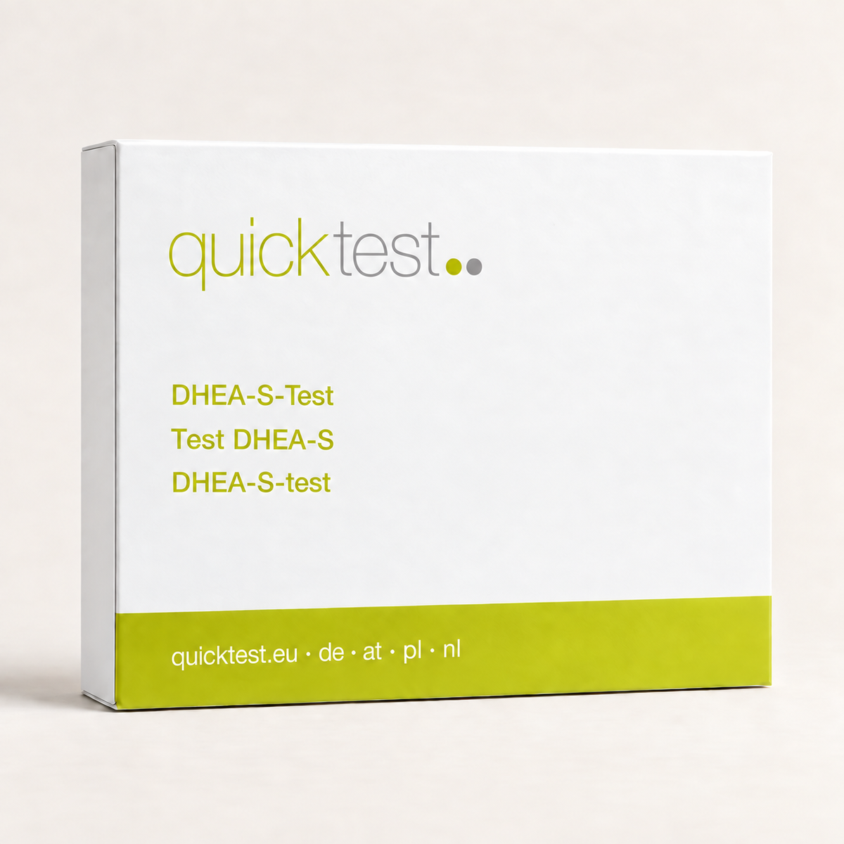 DHEA-S-test – förpackning för DE, AT, PL och NL