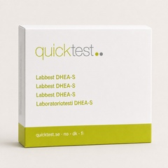 Test DHEA-S – Test de laboratoire Quicktest, conditionnement