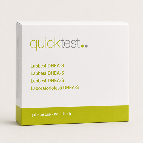 Test DHEA-S – Test de laboratoire Quicktest, conditionnement