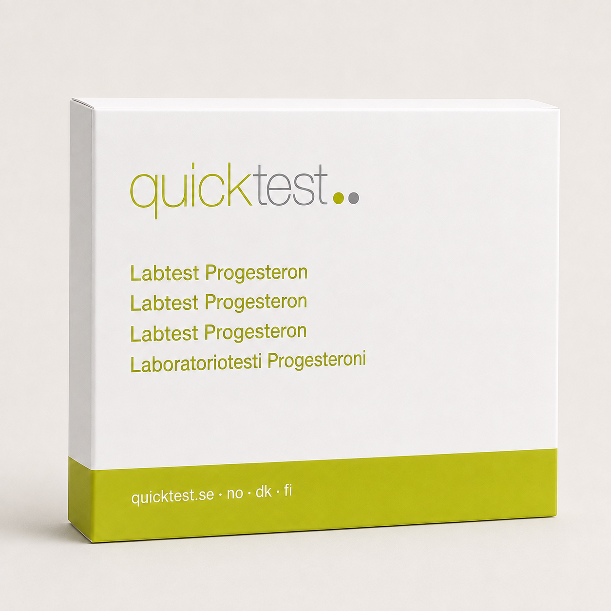 Progesterontest – Quicktest Labortest, Verpackung