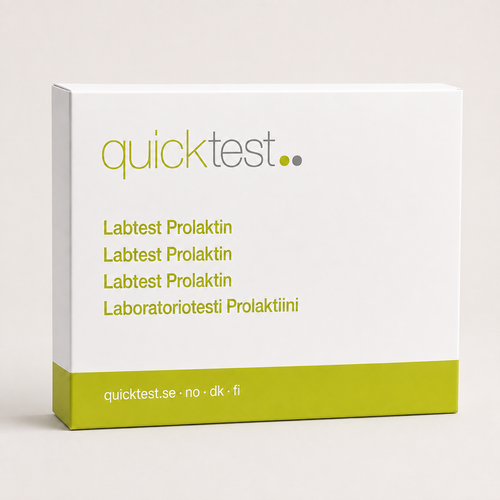 Test prolaktyny – Quicktest Test laboratoryjny, opakowanie