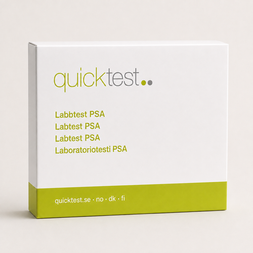 PSA-testi - laboratorioprofiili - Quicktest laboratoriotesti, pakkaus