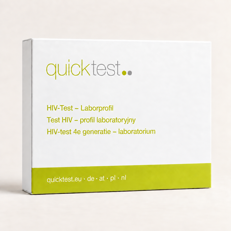 HIV-test – Labbprofil – förpackning för DE, AT, PL och NL