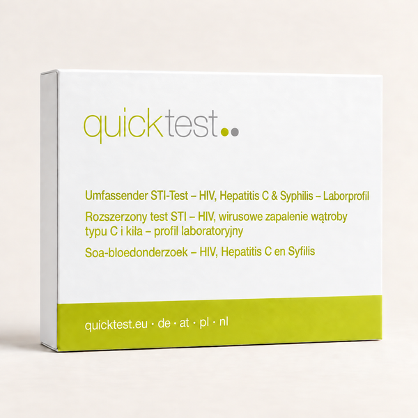 STD-Test (groß) – HIV, Hepatitis C & Syphilis – Laborprofil