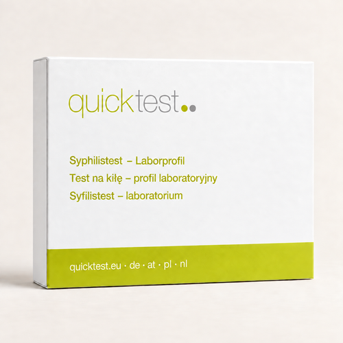 Quicktest Syfilistest – Labbprofil – förpackning för labbtest hemma