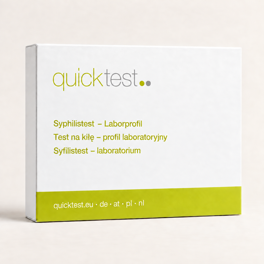 Syfilistest – Labbprofil – förpackning för DE, AT, PL och NL