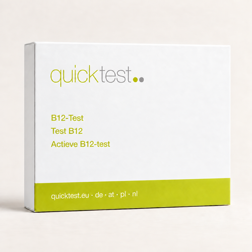 Quicktest B12-test – förpackning för labbtest hemma