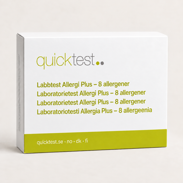 Allergy Test Plus (8 allergens) – Lab Test – Sample Collection at Home