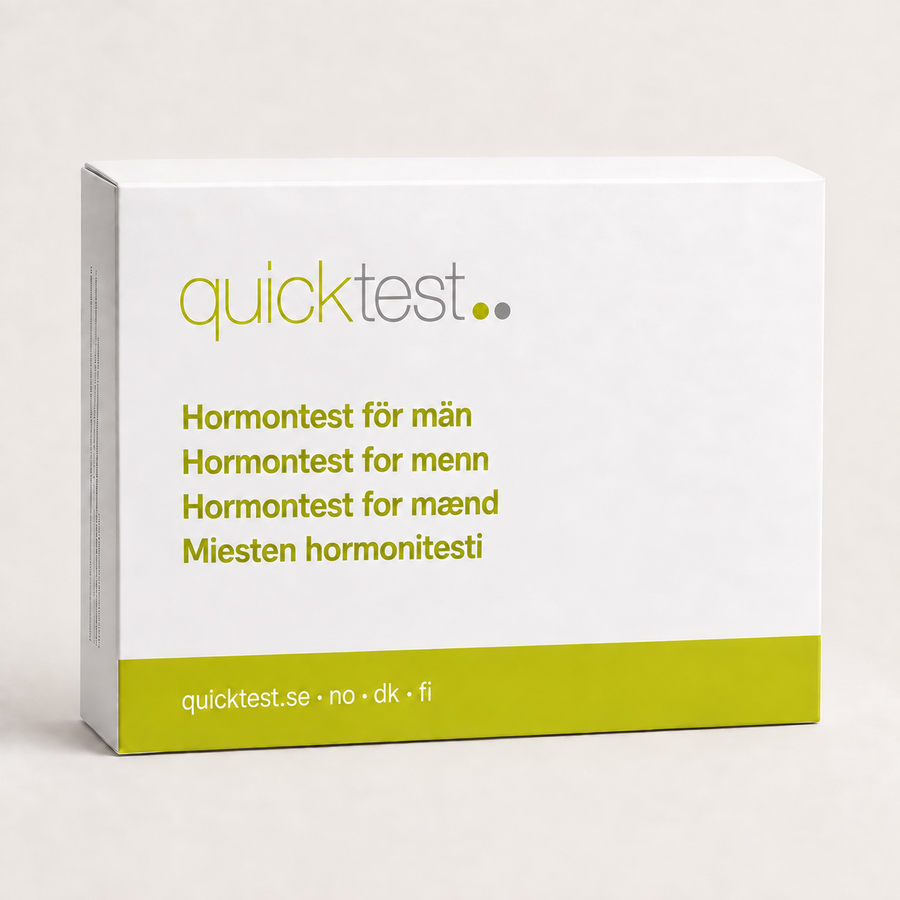 Quicktest Hormonální test pro muže – sada testů pro domácí laboratoř