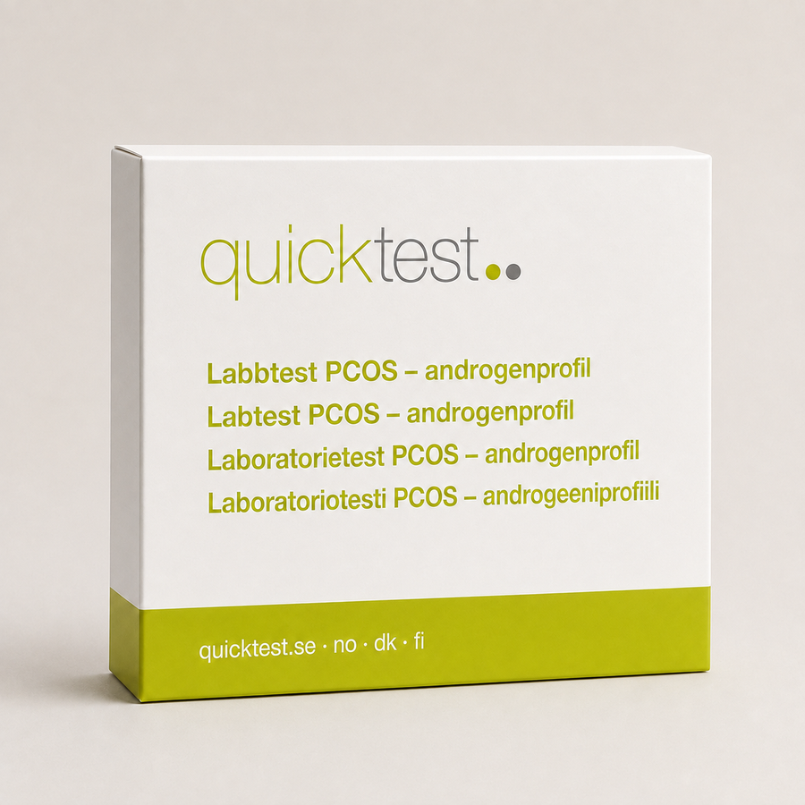 Test SOPK – Profil androgénique – Test Quicktest, conditionnement